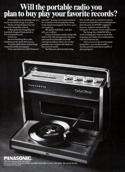 Portable Radio Turntable