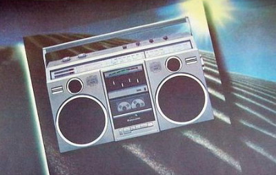 Blue Boombox