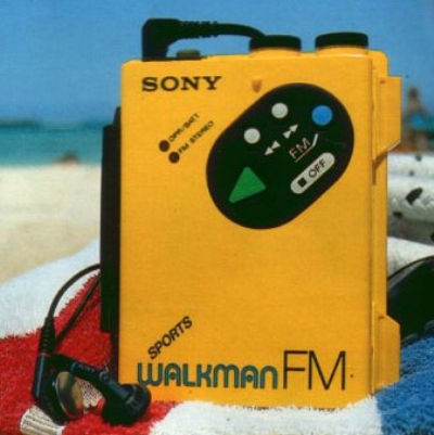 Sony Yellow Sports Walkman